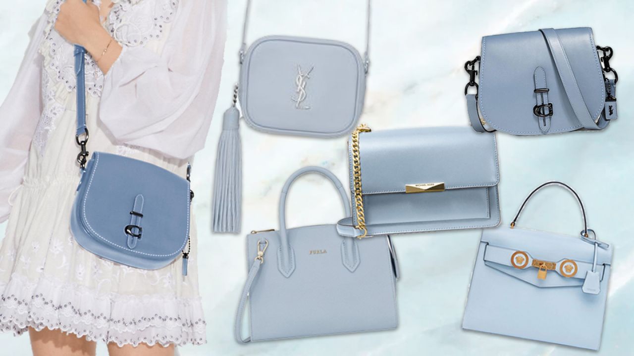 精選7款「粉嫩天藍色」手袋！Coach、YSL、Louis Vuitton！上班、約會都適用！