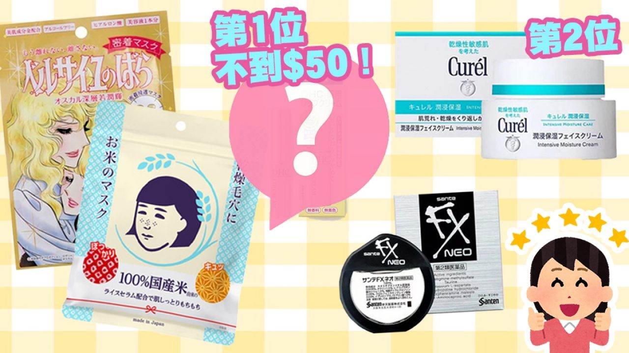 日本藥妝店8月暢銷產品排行Top15！平價護膚品、面膜、手信掃貨清單！