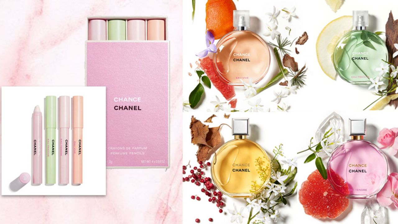 CHANEL即將推出「PERFUME PENCILS」！經典Chance系列4款香氣！糖果色香氛筆！