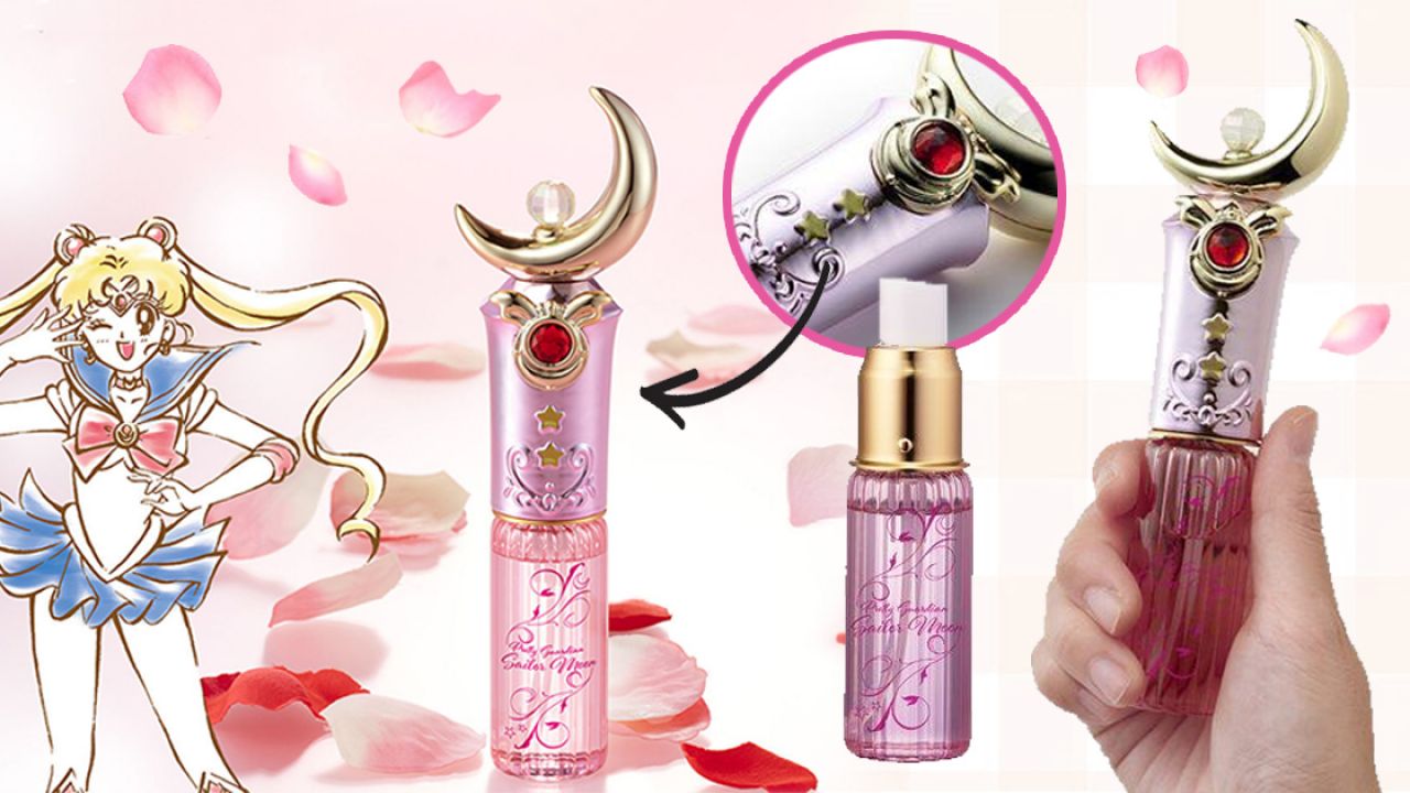 日本推出《美少女戰士》新月棒造型香水！淡粉色玻璃瓶身！甜美花果香調！