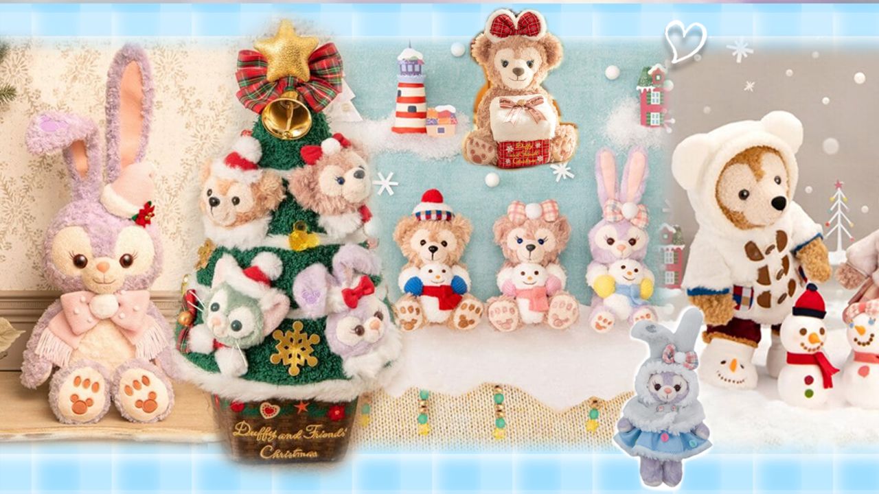 日本迪士尼Duffy & Friends聖誕系列！全新限定冬季產品！StellaLou戴上可愛蝴蝶圍巾！