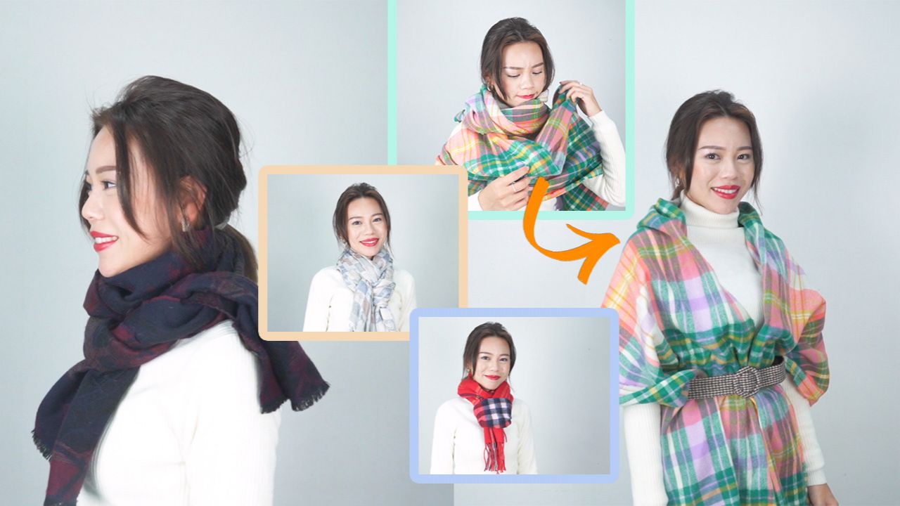 【冬日2019】頸巾一吹就散？4個簡單必學頸巾綁法！讓你保暖又時尚！