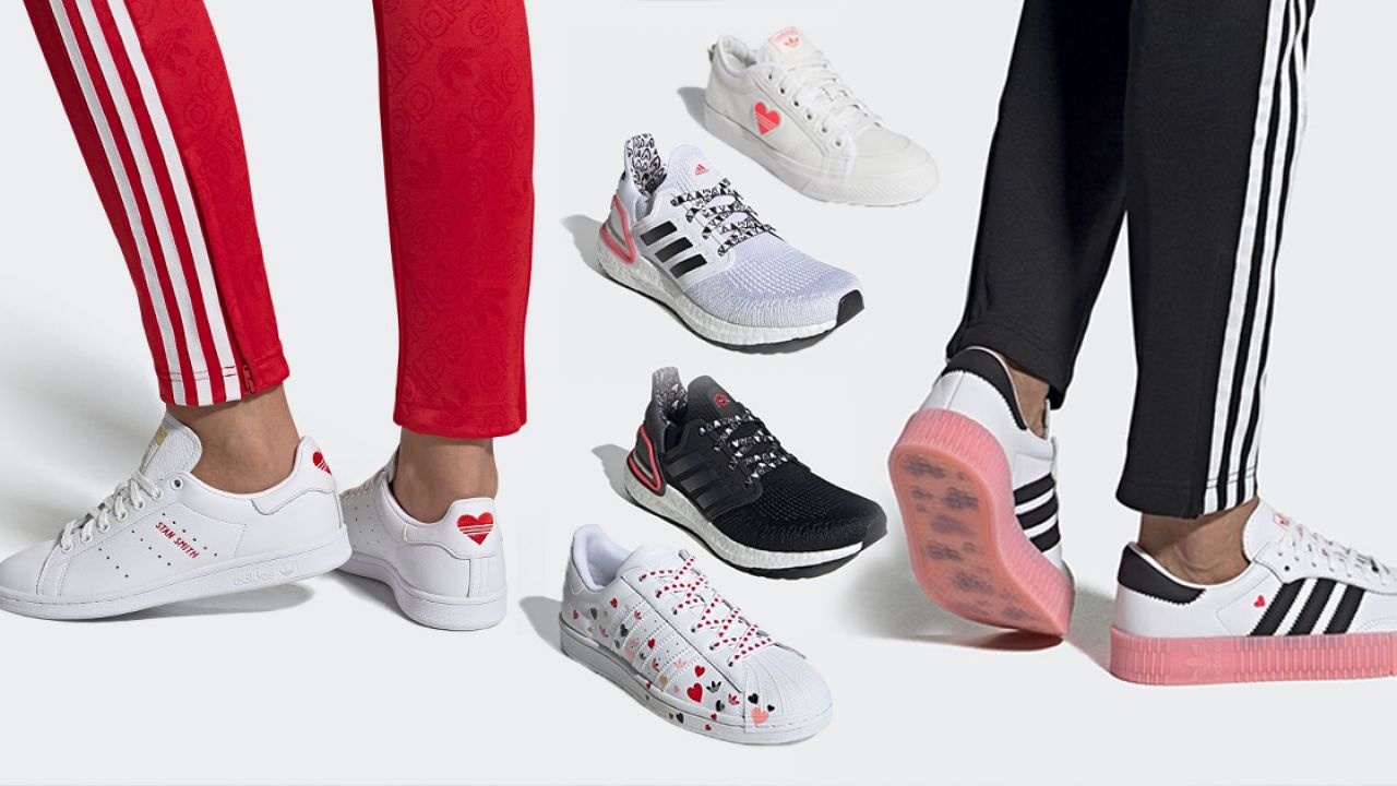 【情人節2020】外國adidas推出情人節系列！可愛心心STAN SMITH、ULTRABOOST情侶鞋！與另一半低調放閃！