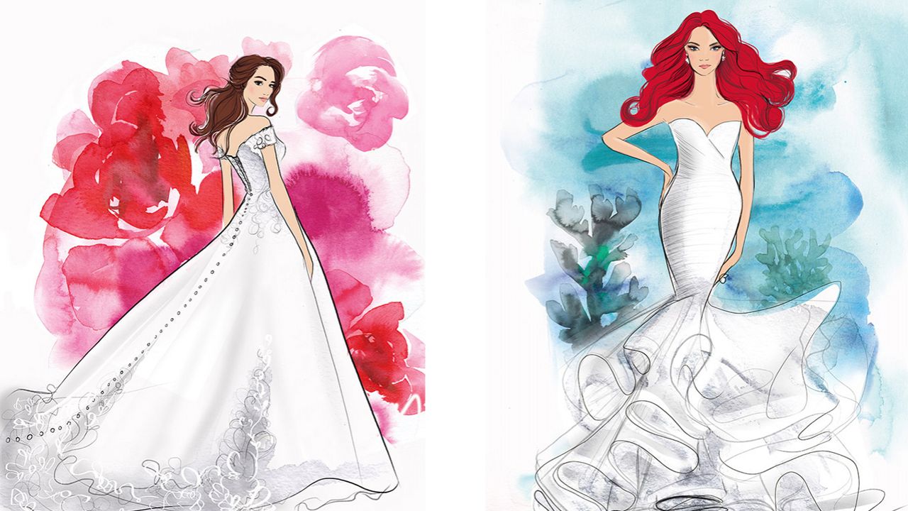 【婚紗2020】Allure Bridals迪士尼婚紗禮服預告！貝兒/艾莉奧/蒂安娜主題設計