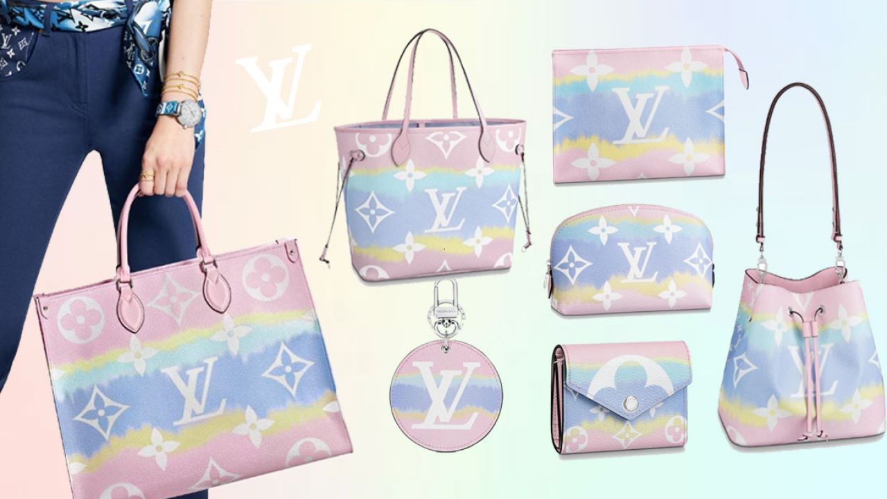【名牌手袋】LOUIS VUITTON 2020夏季系列！夢幻「馬卡龍」彩虹漸層x白色印花圖案！