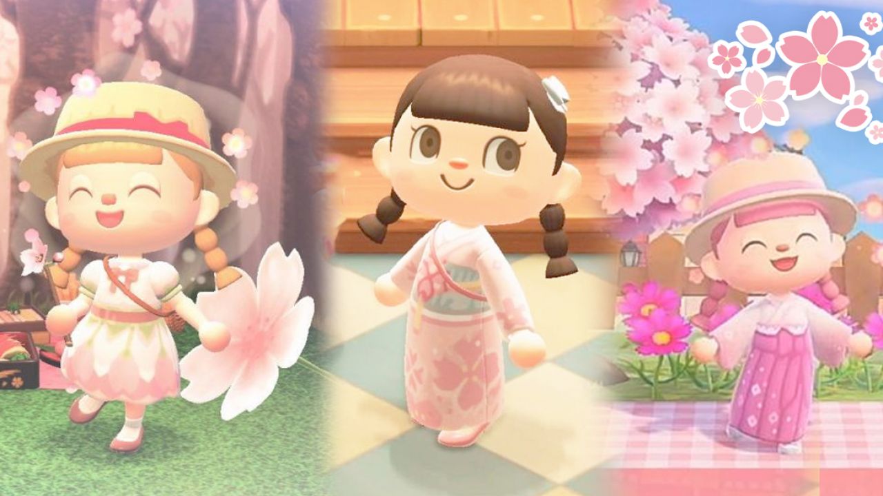 超過20款《動物森友會》粉色服裝素材精選！日式和服、春天連身裙！限定櫻花活動打卡！