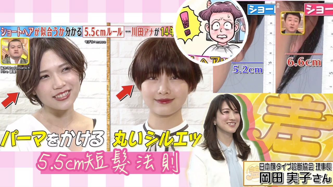 日本節目示範剪短髮「5.5cm法則」！根據臉型挑髮型！剪對長度修容級顯臉小！