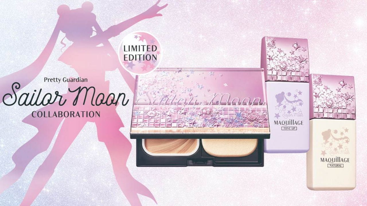 日本MAQuillAGE推出《美少女戰士》限定產品！夢幻變身主題粉盒、妝前底霜！