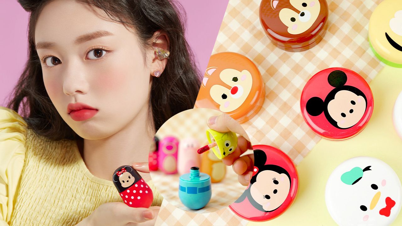 香港有售！ETUDE HOUSE X 迪士尼TsumTsum推出彩妝系列！三眼仔「不倒翁」包裝唇釉超可愛！