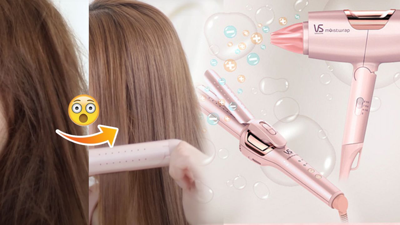 【網購優惠】粉紅色美髮造型器+風筒推薦！在家造出SALON級效果！滋養鎖水、撫平毛躁靜電！