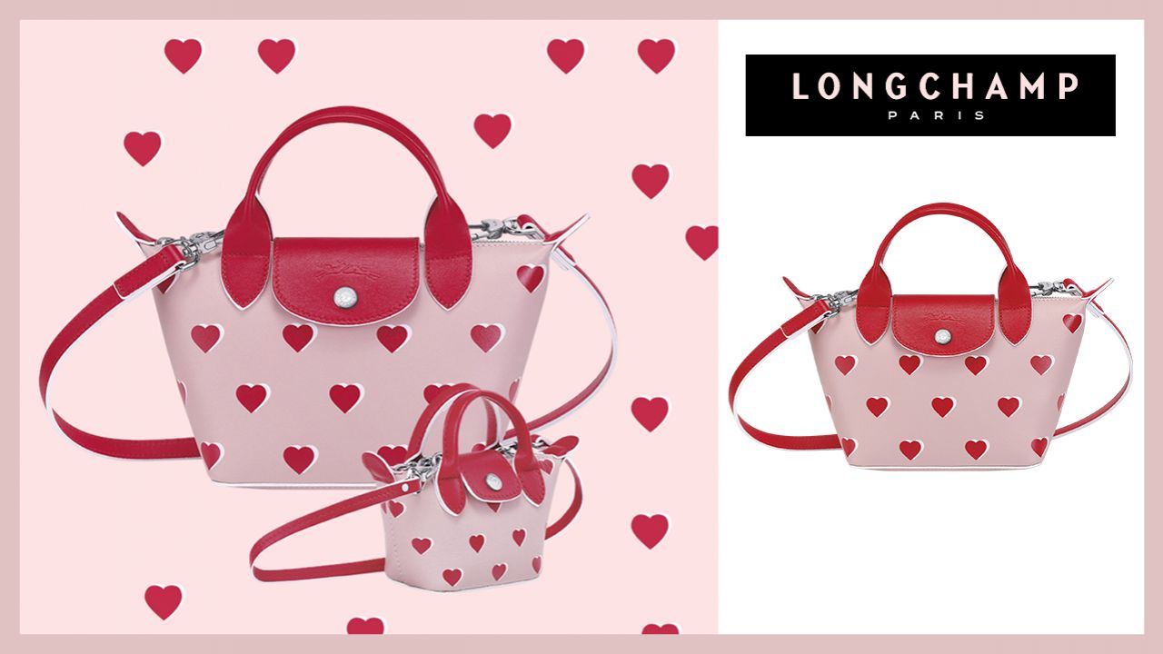Longchamp情人節限定手袋登場！超柔軟質感/少女感爆發！香港發售詳情公開！