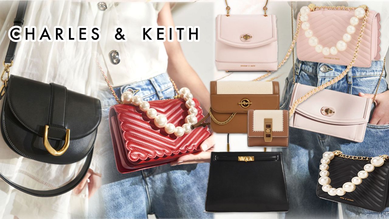 【網購攻略】Charles & Keith 2021春夏新系列！甜美珍珠花邊包、輕奢馬鞍包！HK$469買到！