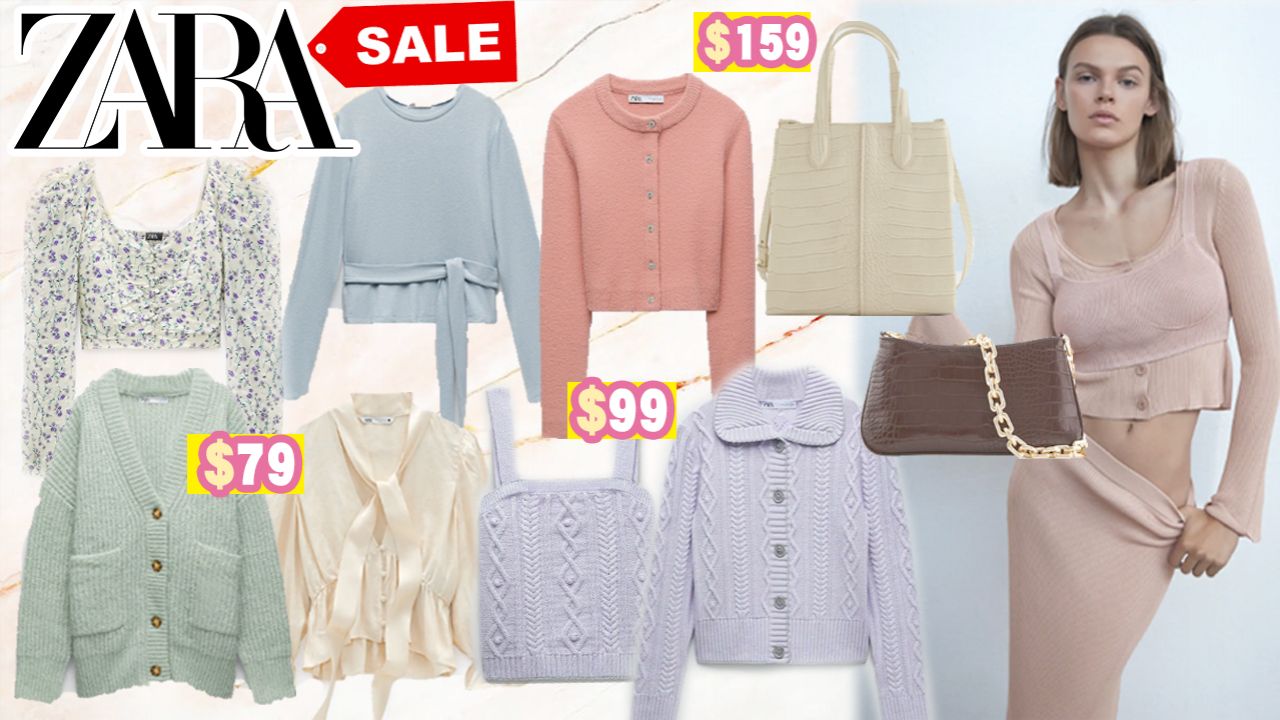 【網購優惠】Zara網店春季優惠2折起！精選50件減價服飾！多款針織上衣HK$39！