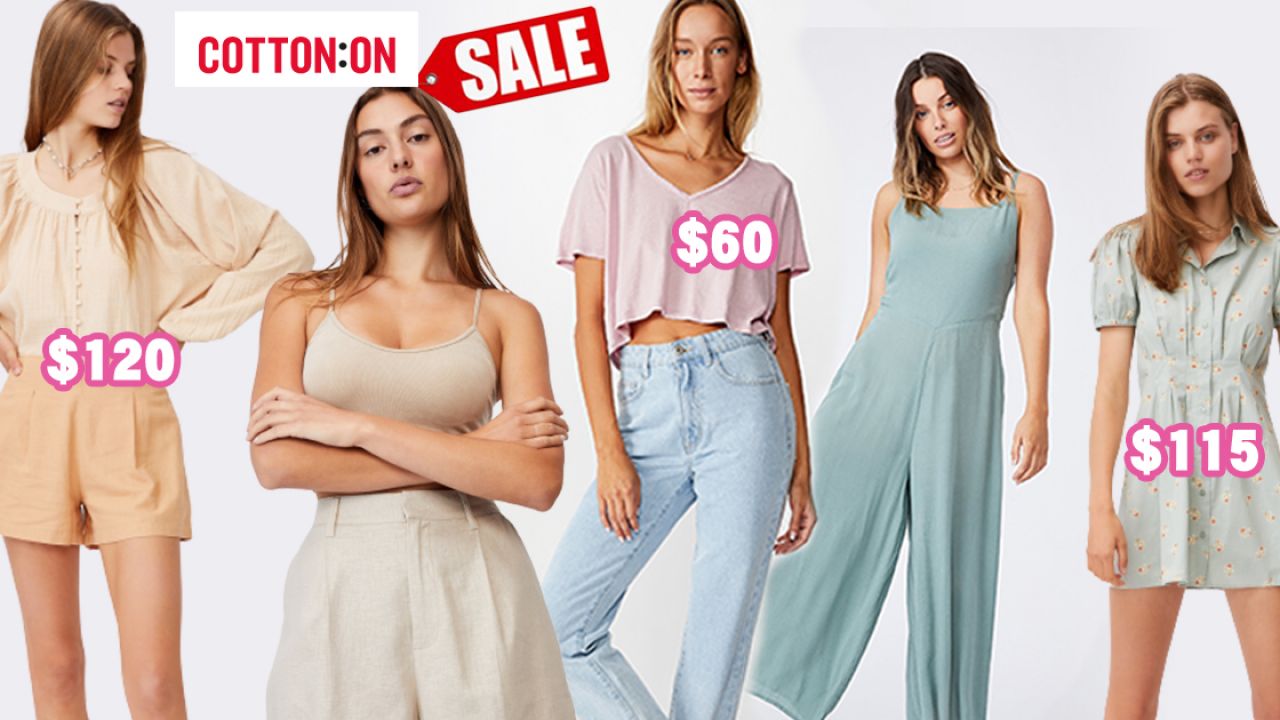 【網購優惠】Cotton On網店限時減價低至5折！精選超過20款春夏服飾！全部$130有找！