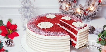 聖誕限定！Lady M 傳統紅絲絨蛋糕