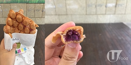 紫薯 + 栗子 期間限定秋之雞蛋仔