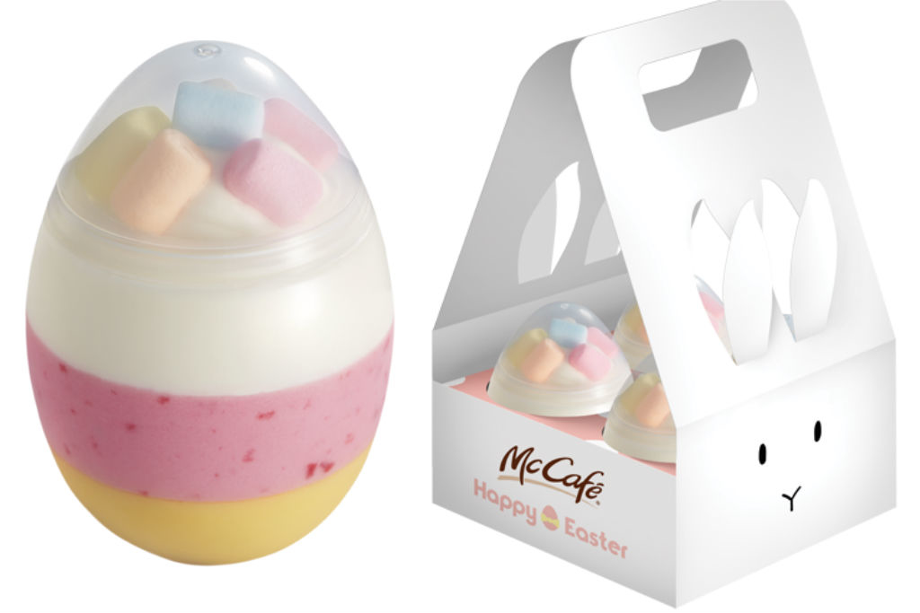 三層慕絲+棉花糖  McCafé推出復活彩蛋