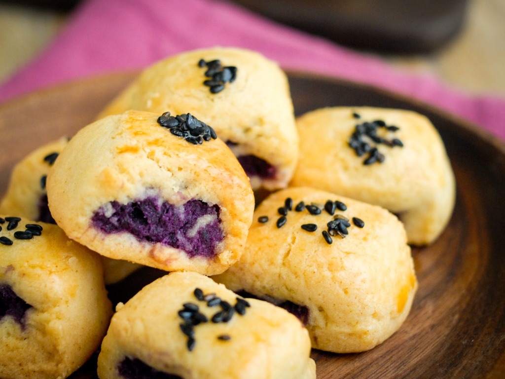 【紫薯食譜】香口脆卜卜！　簡易自製鬆脆紫薯酥