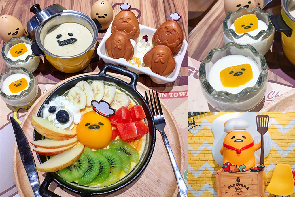 【台灣Cafe】蛋黃哥主題餐廳進駐台灣　食物造型搞鬼可愛