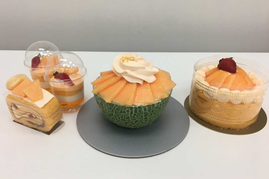 日本直送  聖安娜新推出北海道蜜瓜慕絲蛋糕