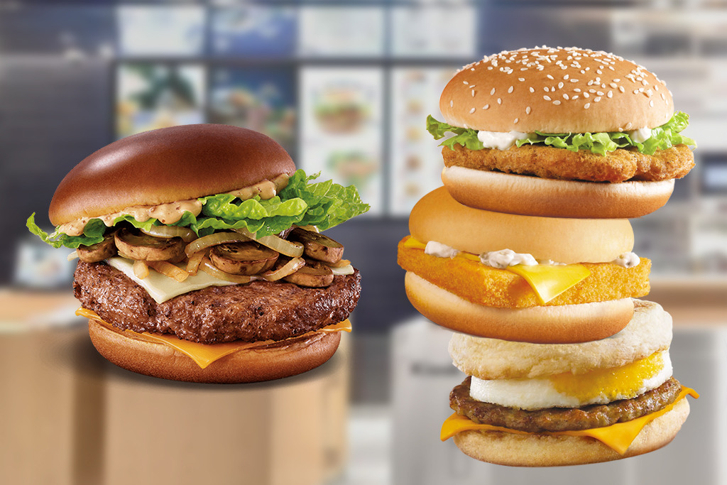 【麥當勞卡路里】麥當勞包類大比拼 13款漢堡邊款最高卡？