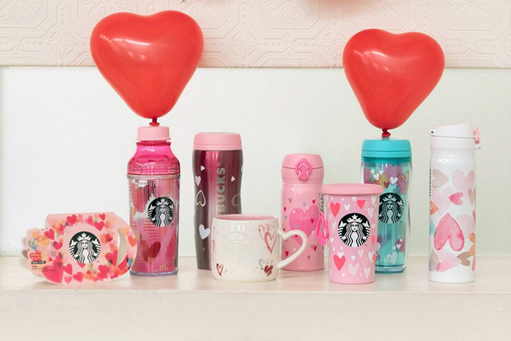 【日本Starbucks 2019】日本Starbucks情人節限定杯款新登場　浪漫夢幻粉紅心形圖案Starbucks杯