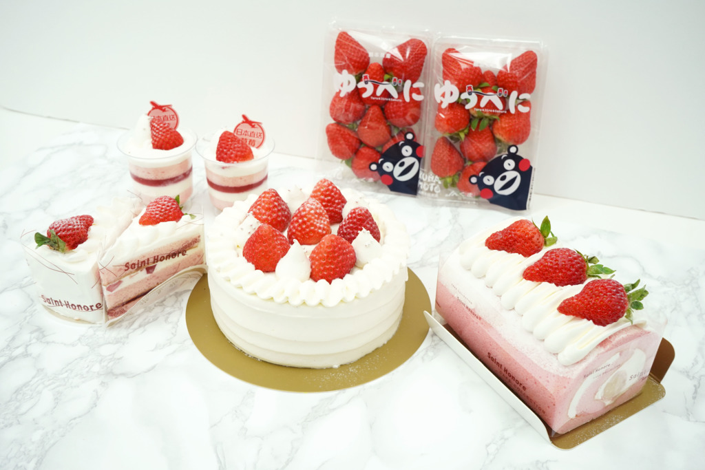 【聖安娜蛋糕】聖安娜餅屋推出100％日本草莓蛋糕系列　日本直送士多啤梨／北海道3.7牛乳忌廉