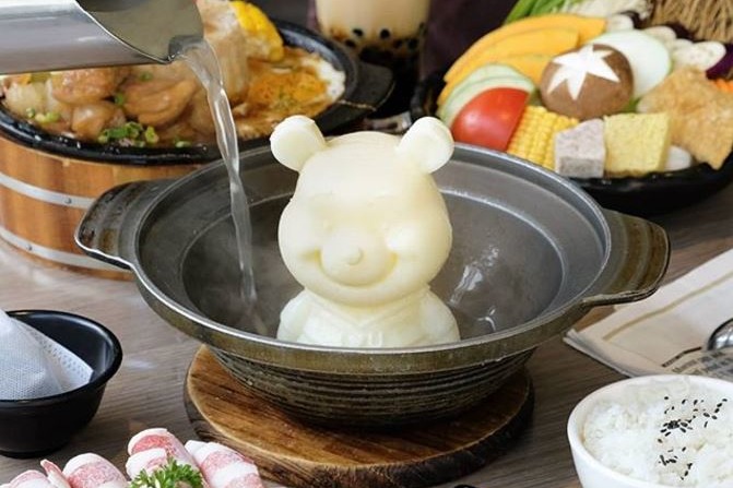 【台灣火鍋】台灣甜品專門店「好夥伴咖啡」　推出小熊維尼奶茶鍋