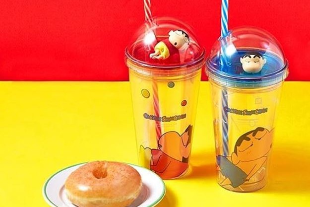 【韓國精品】韓國Krispy Kreme x蠟筆小新 推出小新夏日限定水杯