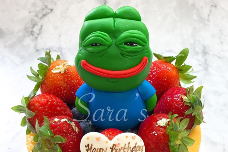 【Pepe青蛙】Instagram蛋糕店剖製卡通立體蛋糕  搞鬼Pepe青蛙生日蛋糕