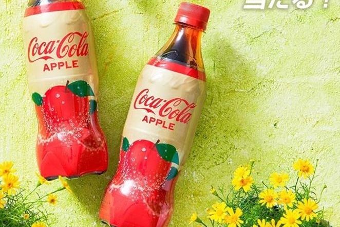 【日本可樂】日本可口可樂期間限定　全新蘋果口味可樂！