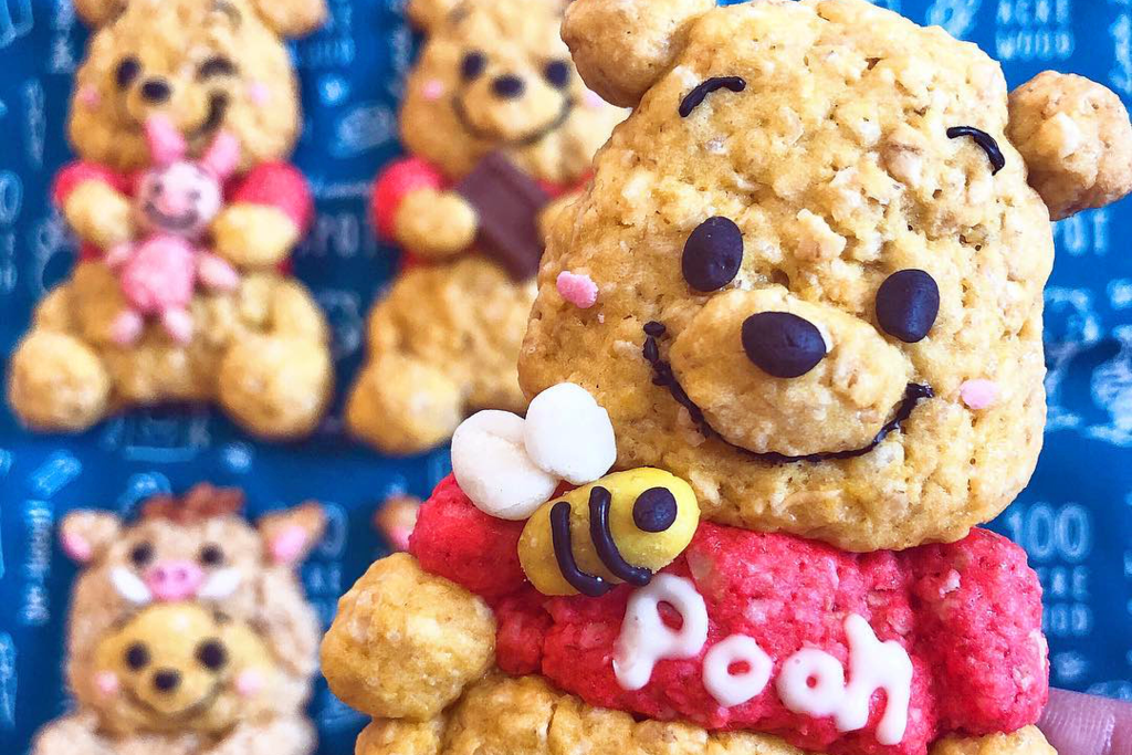 【Winnie the Pooh】日本烘焙達人巧手自家製　可愛卡通Q版蜂蜜小熊維尼曲奇