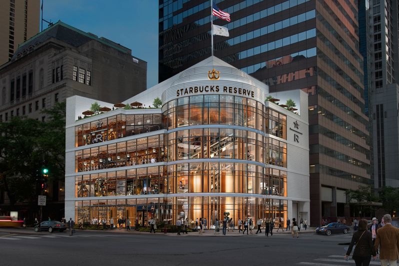 【Starbucks】第6間Starbucks Roastery烘焙工房11月登陸美國芝加哥 樓高4層43,000呎全球最大分店