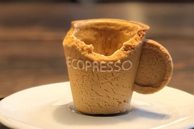 【日本咖啡店】日本大阪人氣咖啡店「R・J CAFE」　自製環保曲奇咖啡杯