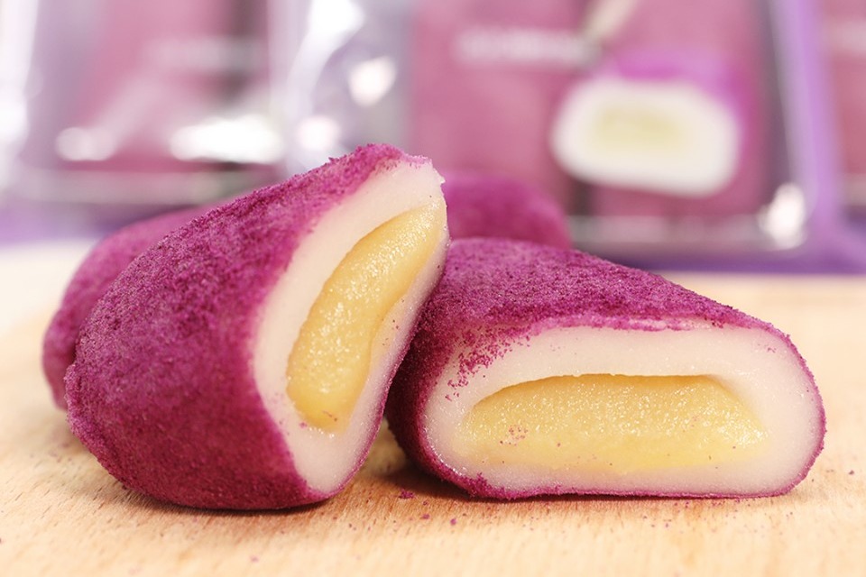 【韓國便利店】韓國7－Eleven便利店推出新甜品　香甜紫薯蕃薯蓉麻糬