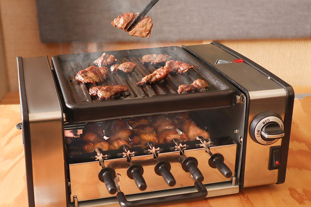 【廚具用品】日本新推「一人烤肉機」　自己一個係屋企都可以隨時BBQ！