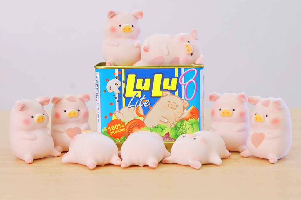 【精品玩具／LuLu豬罐頭】香港有得買午餐肉罐頭豬Lulu　有可愛限量愛心版Lulu豬！