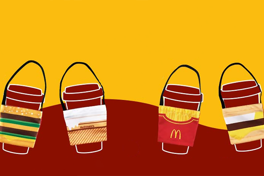 【McDonald's】台灣麥當勞新推出可口可樂環保杯套　經典巨無霸／豬柳蛋漢堡／薯條／軟雪糕新地筒造型