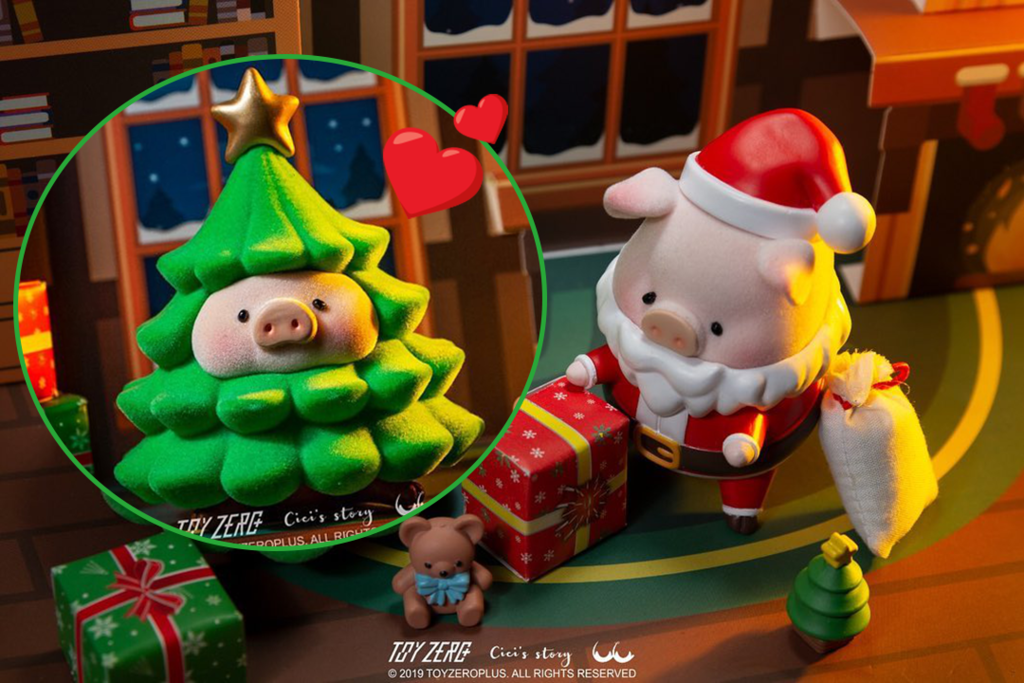 【2019聖誕精品玩具】肥嘟嘟罐頭豬Lulu換上聖誕造型　Lulu豬化身聖誕老人／聖誕樹／馴鹿