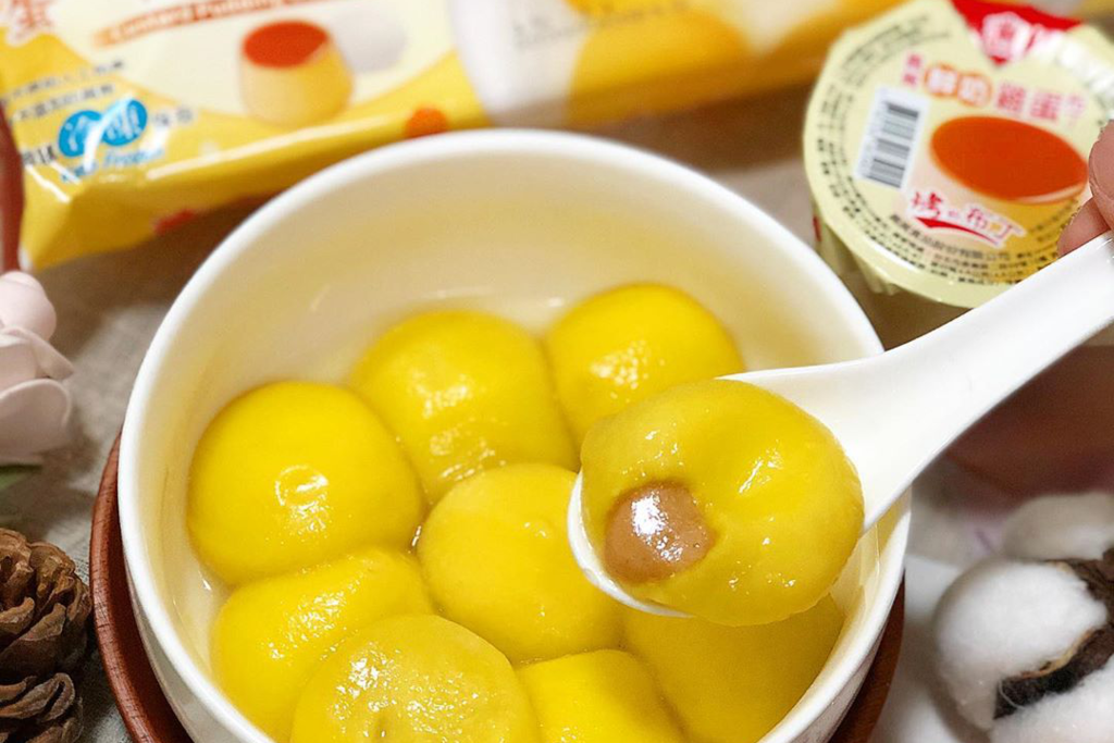 【台灣全家必買】台灣便利店搶手新款甜品　流沙義美雞蛋布丁湯圓