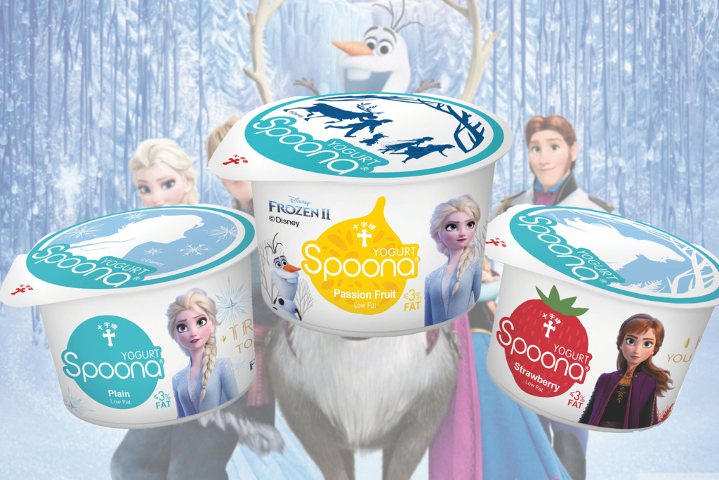 【便利店新品】十字牌聯乘Frozen II  推出健康水果味低脂乳酪