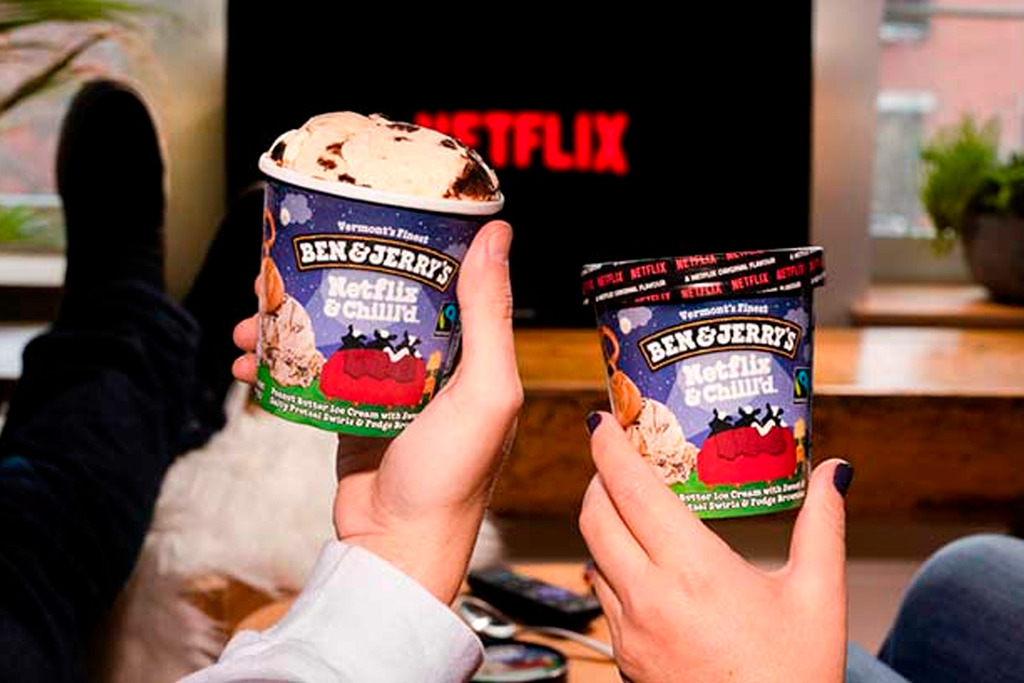 【netflix推薦】Ben&Jerrys聯乘Netflix推出煲劇專用雪糕 花生醬配上椒鹽卷餅+朱古力Brownie新口味