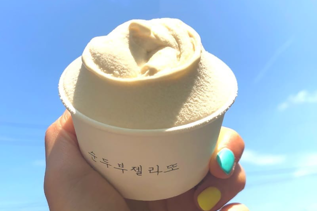 【韓國美食推介】韓國人氣豆腐雪糕Gelato　豆味香濃超軟滑