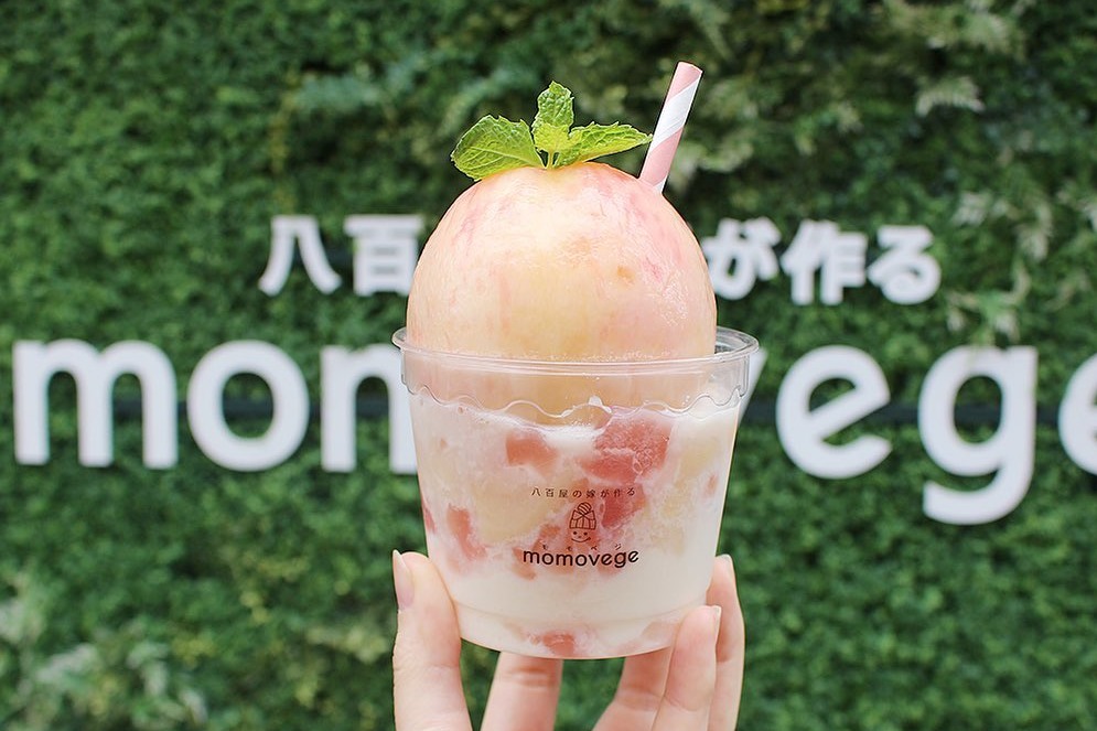 【日本甜品】大阪人氣甜品店「momovege」　原個水蜜桃／多款超足料水果芭菲