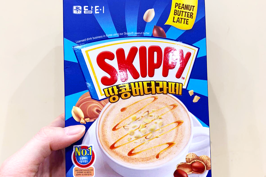【SKIPPY奶】連鎖零食店新品登場　韓國直送SKIPPY花生醬拿鐵Latte