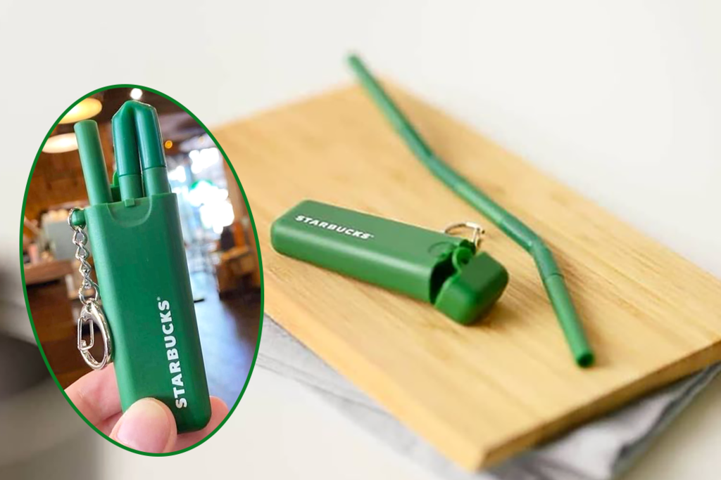 【環保飲管 可拆】台灣Starbucks推出可摺疊環保飲管連收納盒　USB大小輕功方便超實用！