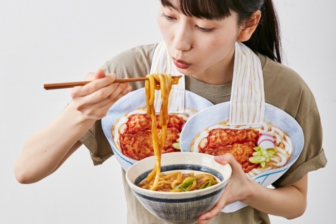 【日本雜貨】日本生活雜貨品牌推出麵食造型毛巾    超逼真拉麵／烏冬／蕎麥麵掛上身