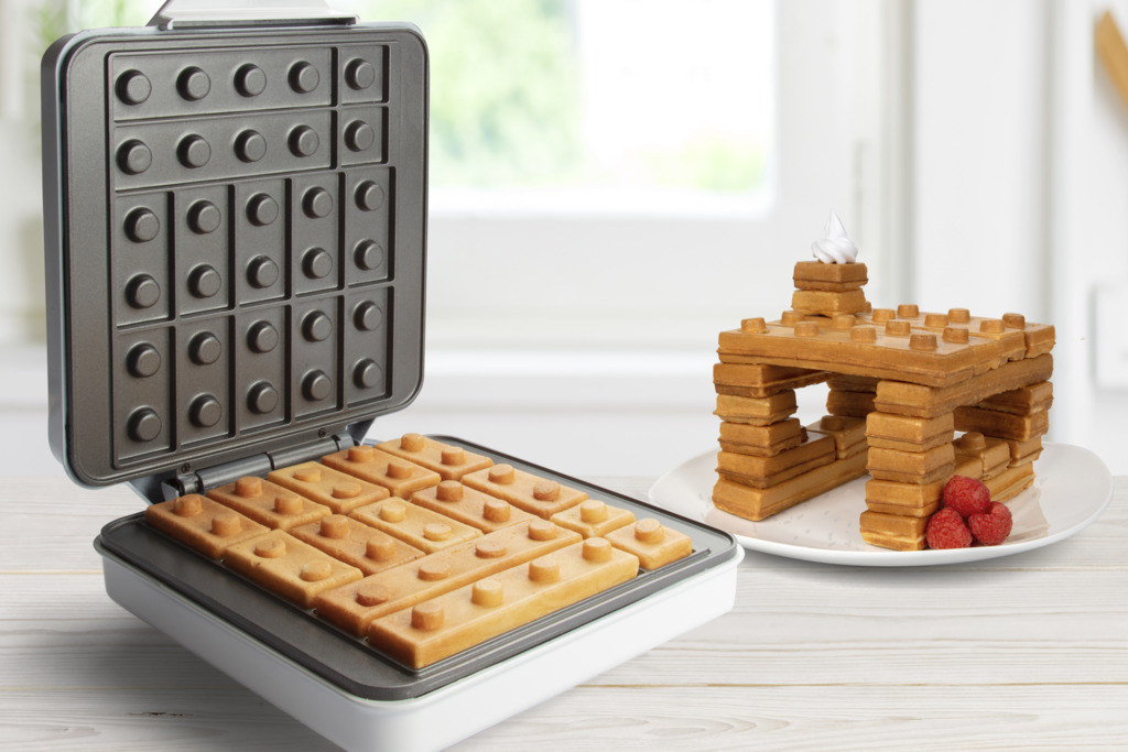 【鬆餅機推薦2020】美國推出積木窩夫機WaffleWow 邊食早餐邊砌層層疊玩LEGO！
