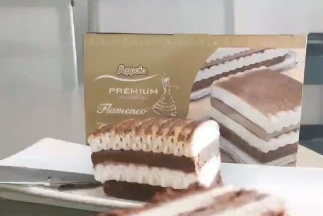 【千層雪糕】阿波羅Appolo全新雪糕蛋糕 3層口感／朱古力+雲呢嗱雪糕