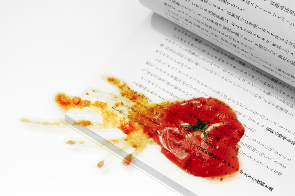 【日本雜貨】日本設計師創超像真搞笑精品  爛番茄書籤／杯墊／餐墊